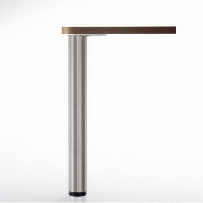 40-1/8" (1010 mm) Adjustable Table Leg Satin Chrome