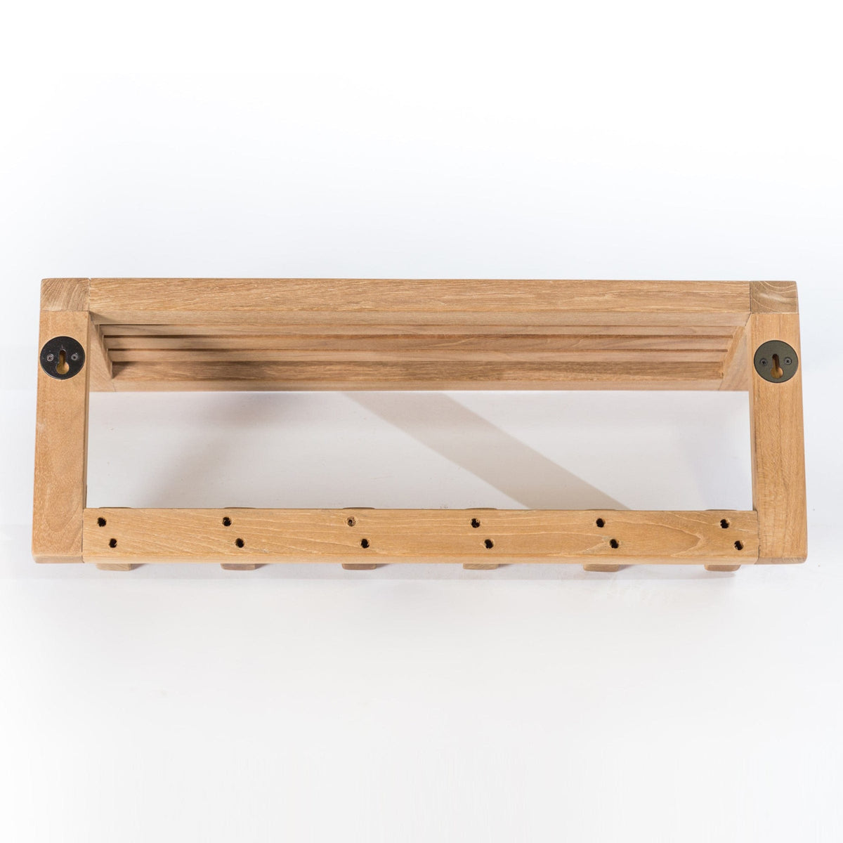 Wall Shelf with 6 Hooks