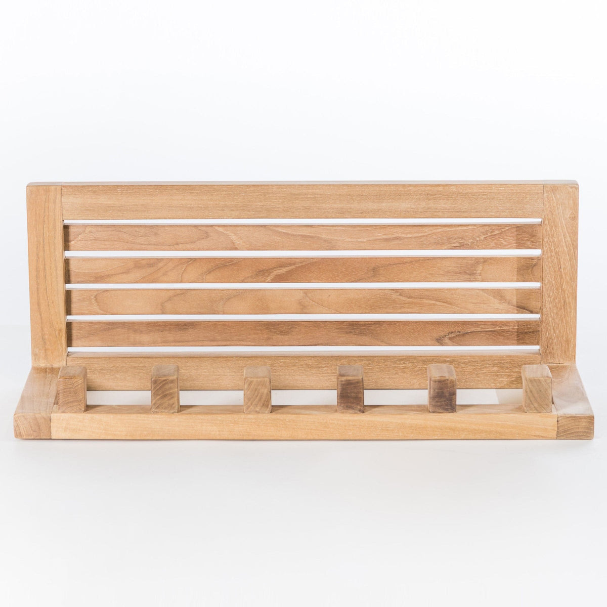 Wall Shelf with 6 Hooks