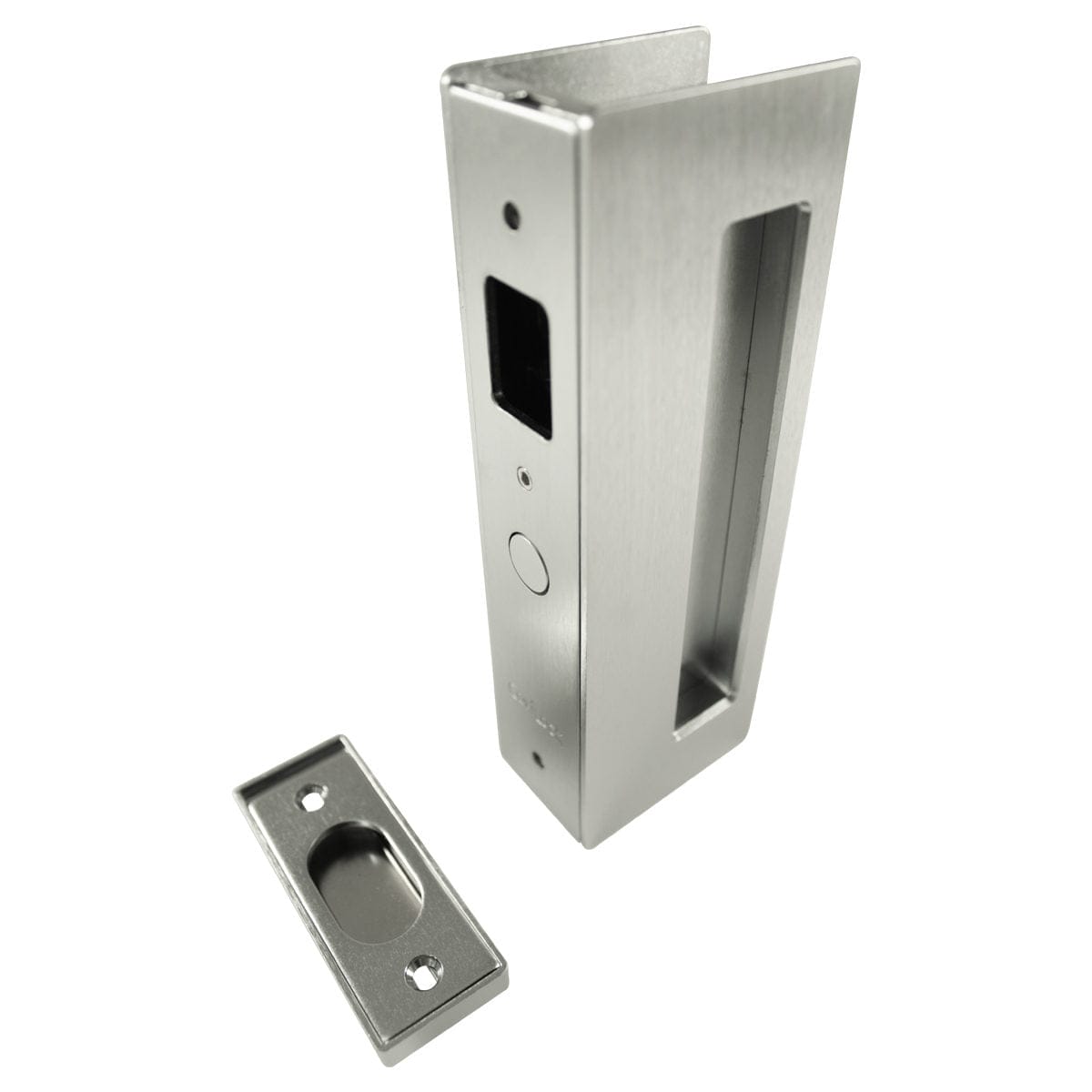 Cavity Sliders CL400 Magnetic Pocket Door Handle for 1-3/8" Door Satin Chrome