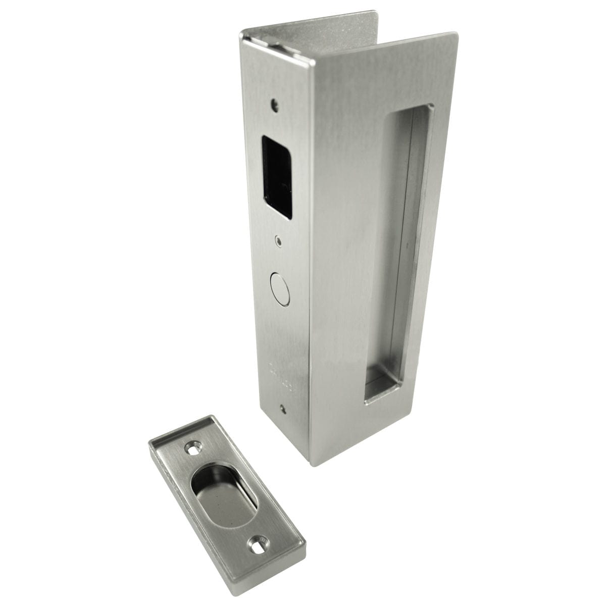 Cavity Sliders CL400 Magnetic Pocket Door Handle for 1-3/4" Door Satin Chrome