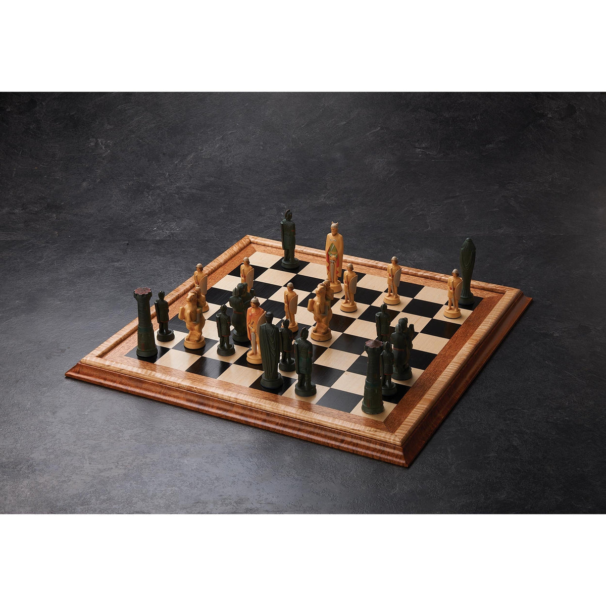 Chess or Checkers Wood Veneer - 19" x 19" - 2-Ply Wood-on-Wood