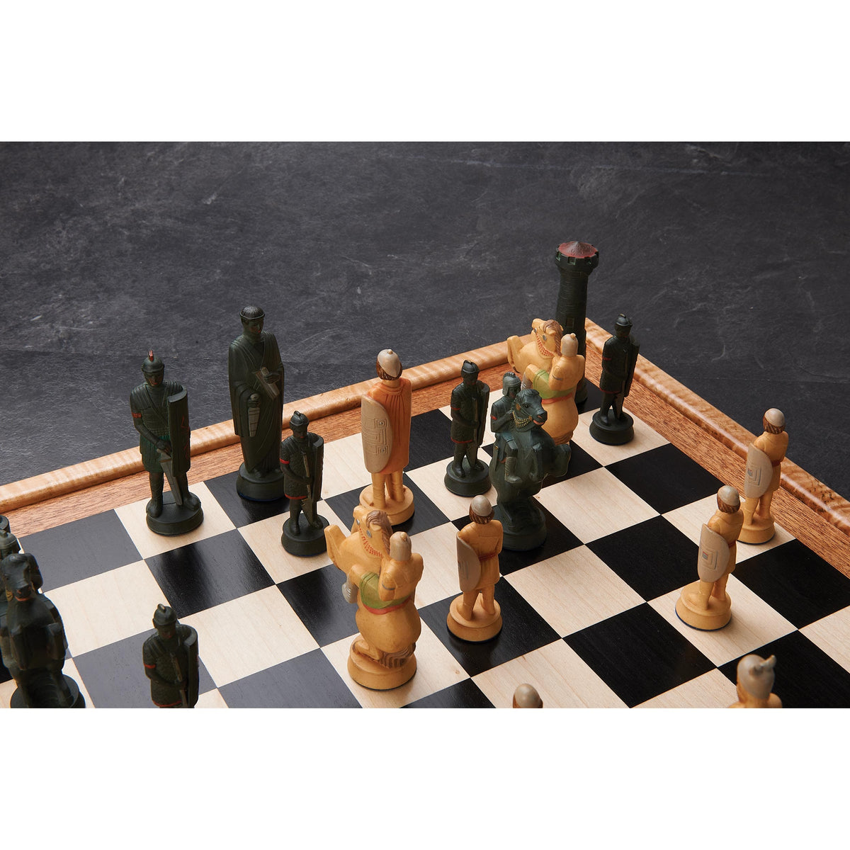 Chess or Checkers Wood Veneer - 19" x 19" - 2-Ply Wood-on-Wood