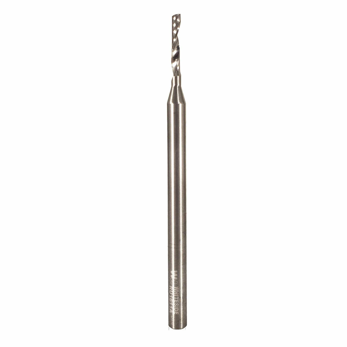 Single O-Flute Upcut Spiral Router Bit - 1/4" SH