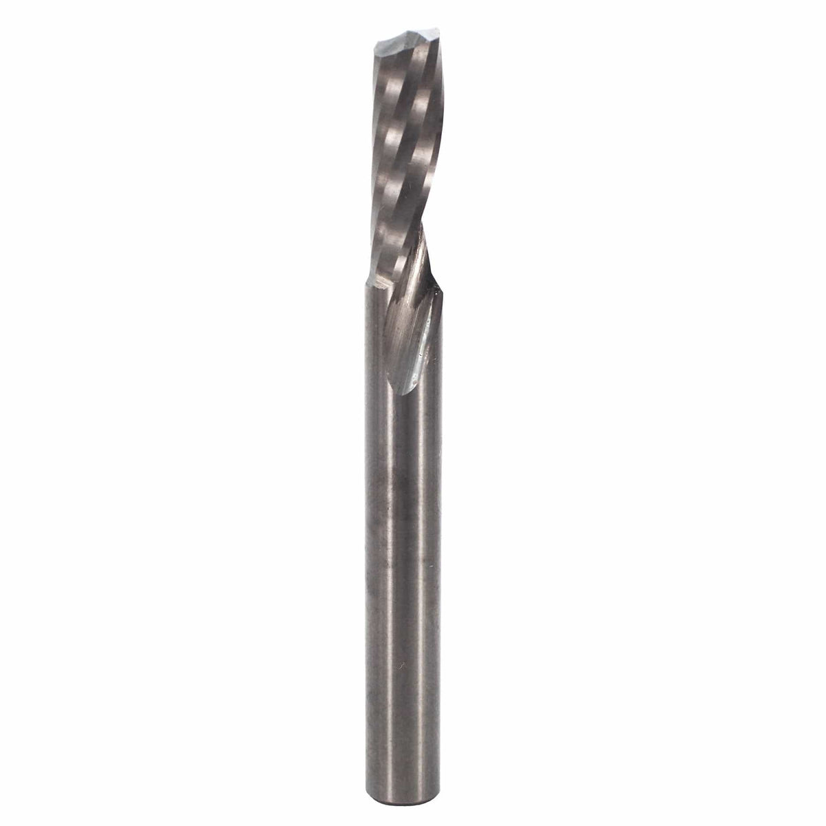 Single O-Flute Upcut Spiral Router Bit - 1/4" SH