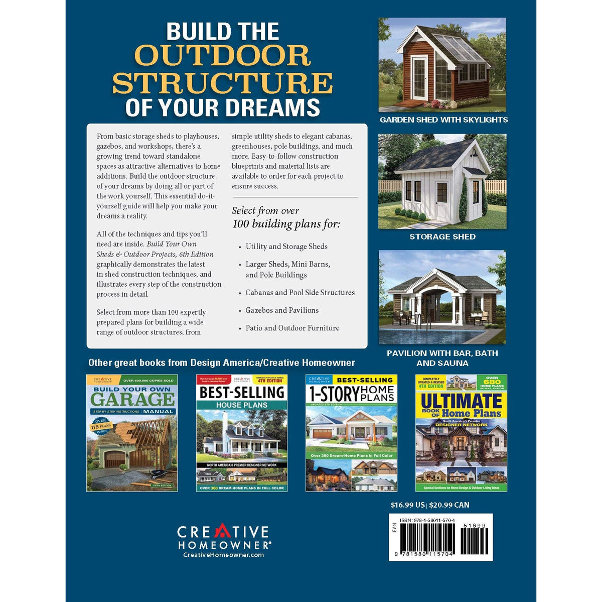 Build Your Own Sheds and Outdoor Projects Manual, Sixth Edition