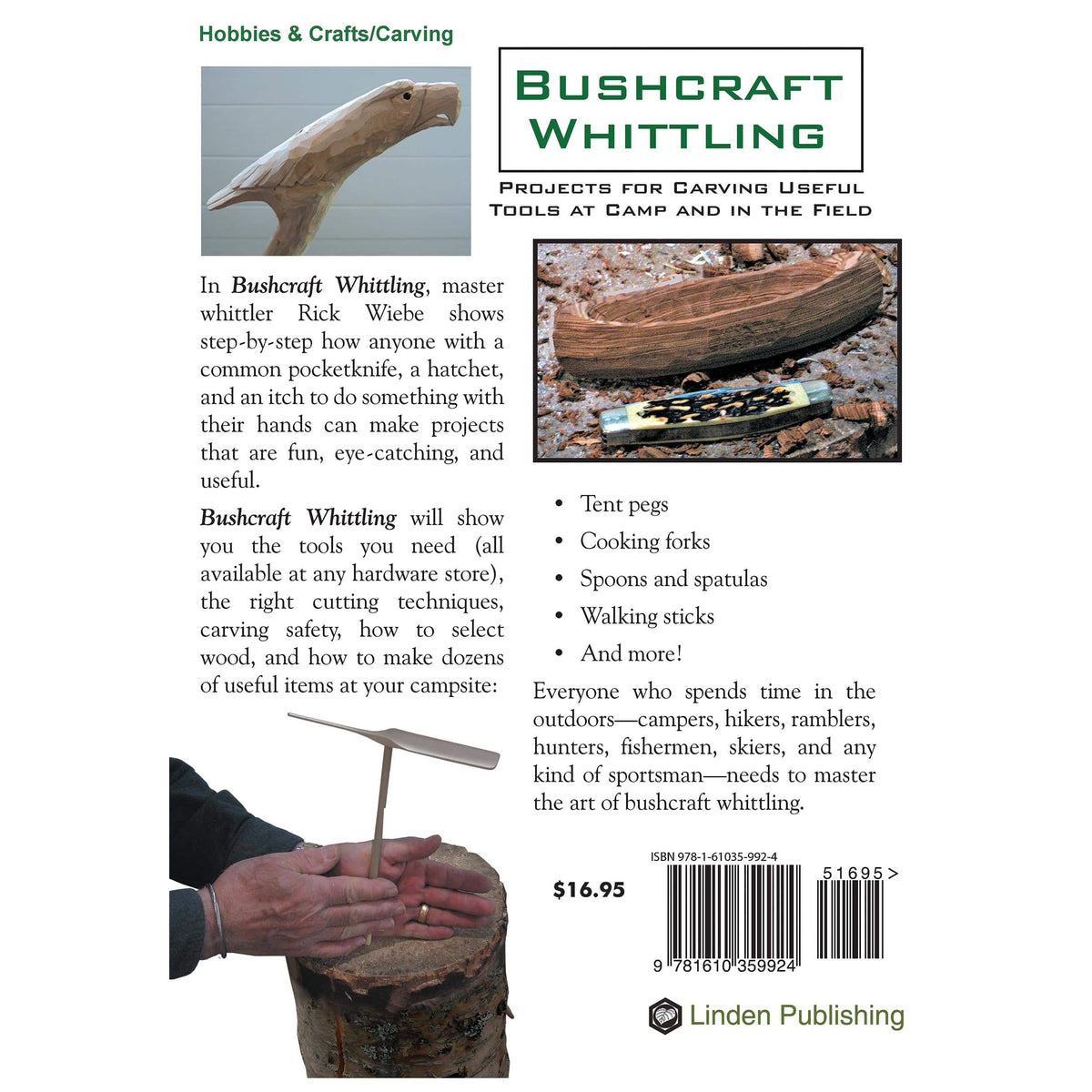 Bushcraft Whittling - Projects for Carving Useful Tools at Camp and in the Field