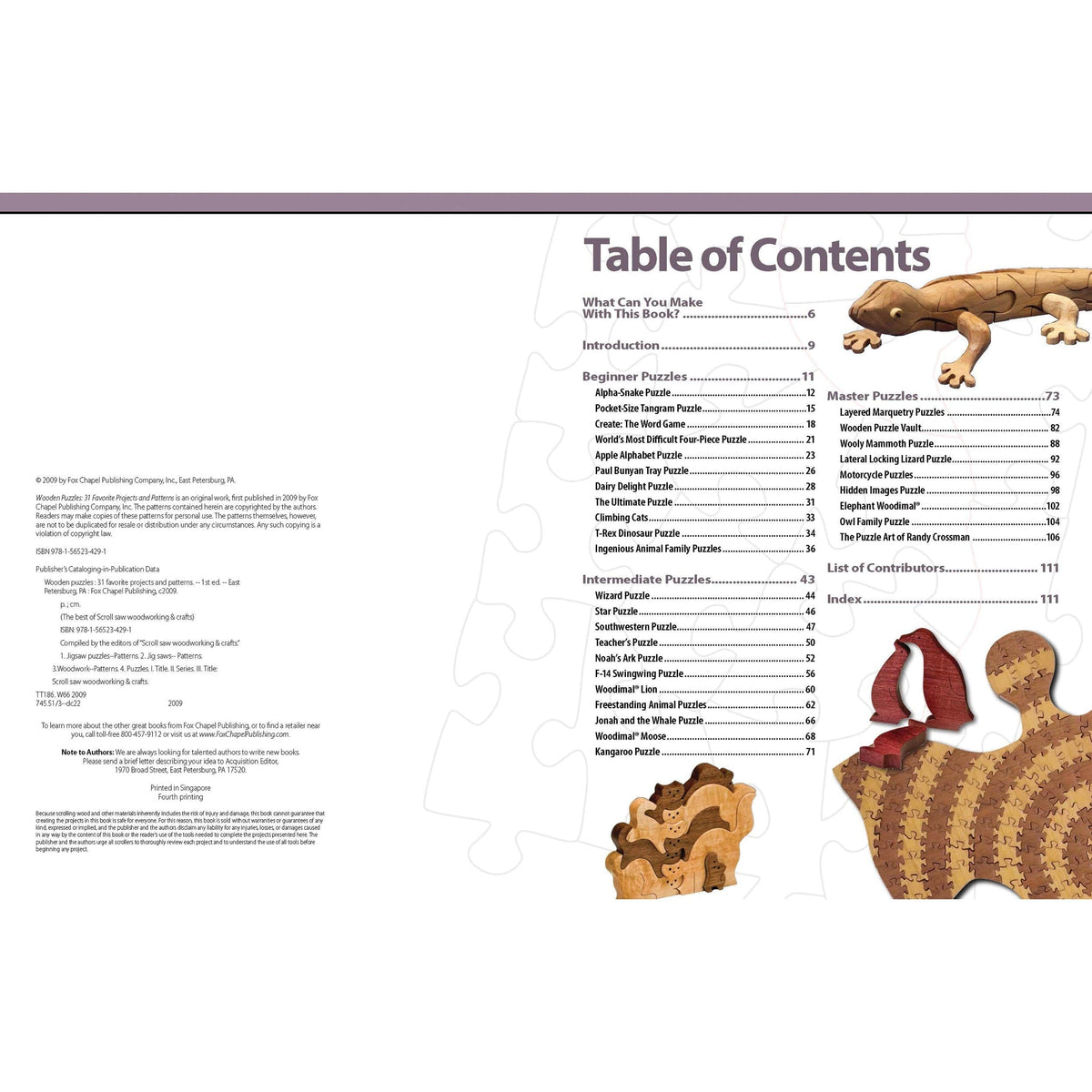 Wooden Puzzles - 31 Favorite Projects and Patterns