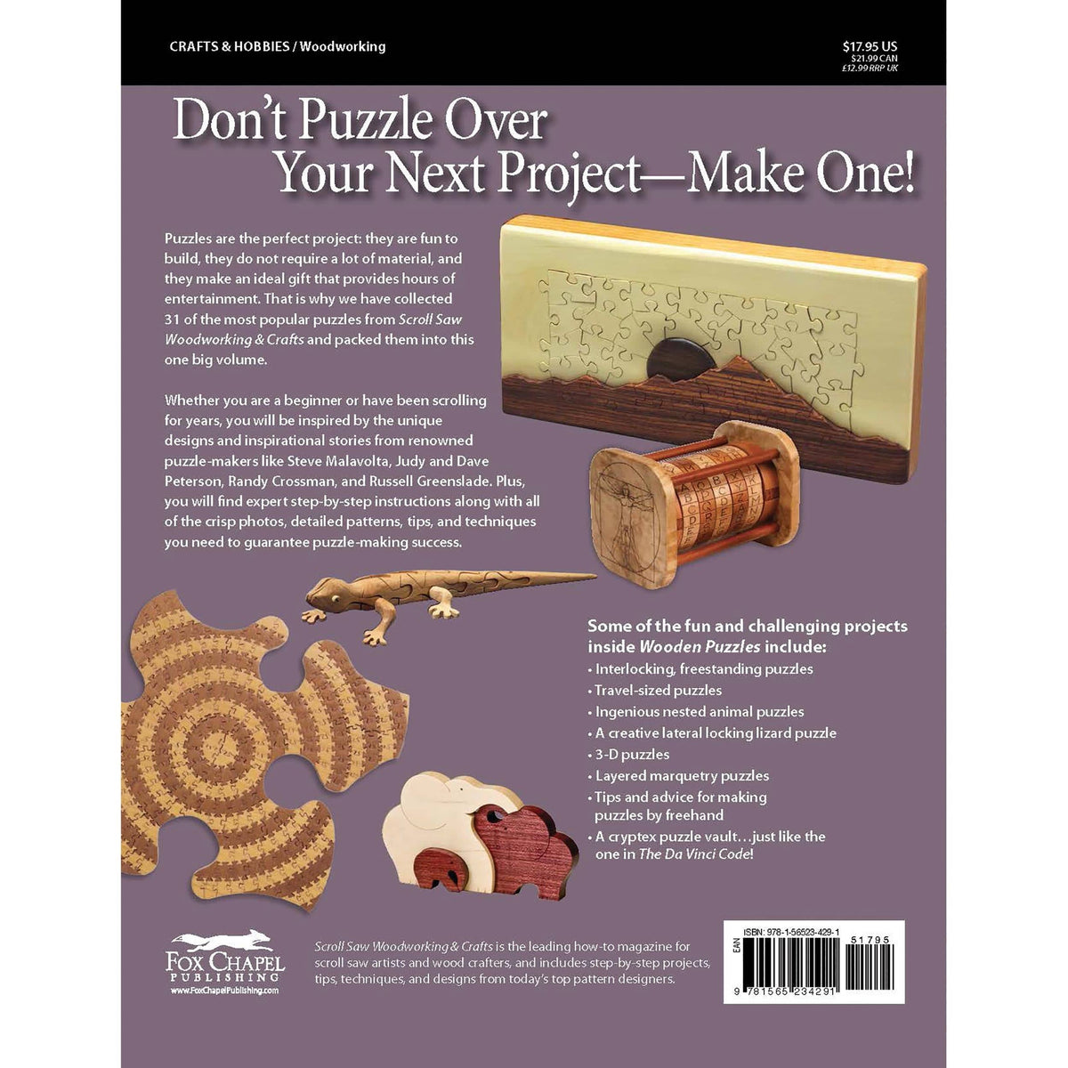 Wooden Puzzles - 31 Favorite Projects and Patterns