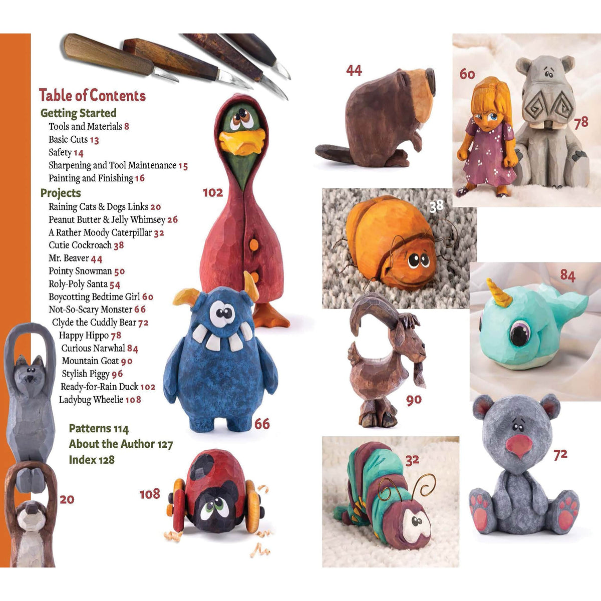 Quick Whittles - 16 Caricature Projects to Carve in a Sitting