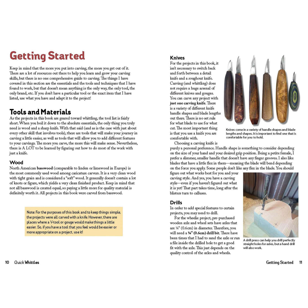 Quick Whittles - 16 Caricature Projects to Carve in a Sitting