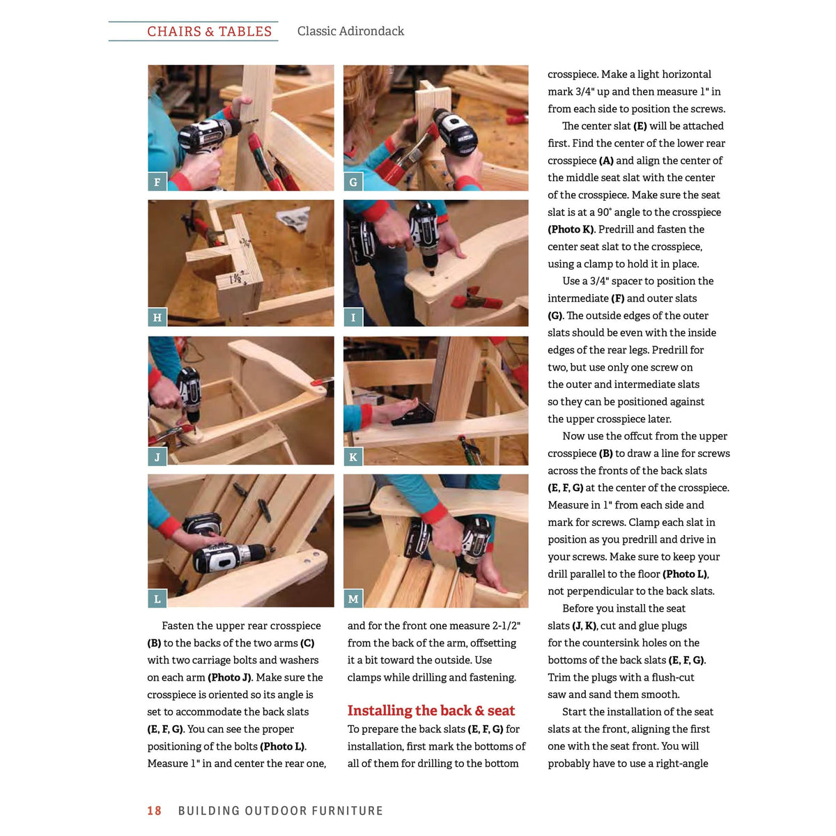 Building Outdoor Furniture