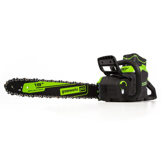 Gen II 18" Brushless Chainsaw 2.5KW with 4Ah Battery and 4A Rapid Charger