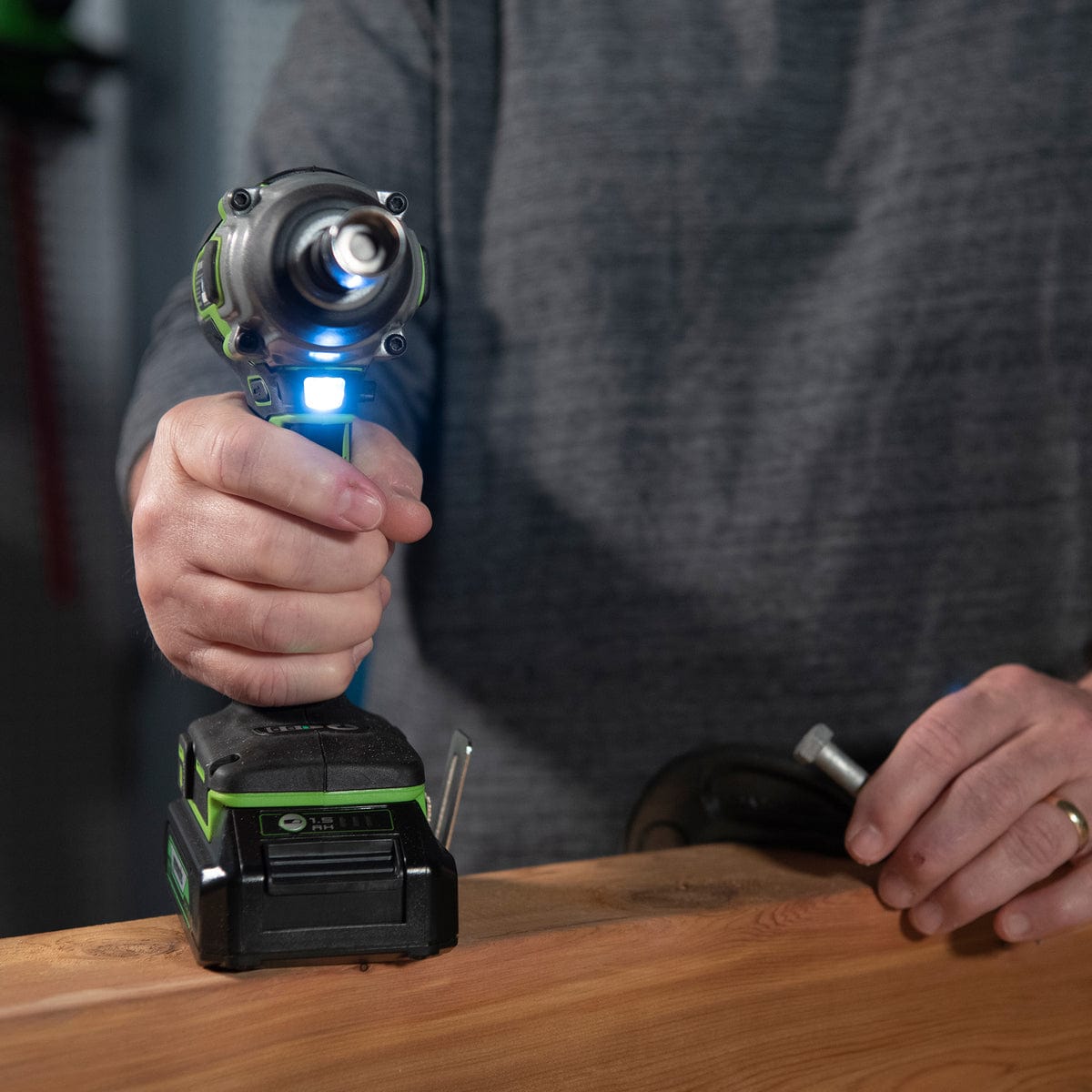GW 24V BL Drill / Impact Driver with Two 2AH Batteries and Charger