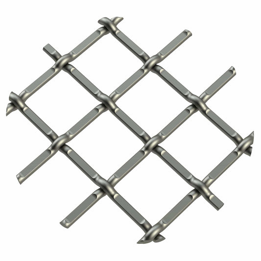 .5" Round Single Diamond Decorative Grille - Antique Pewter, 36" W x 48" L Sheet
