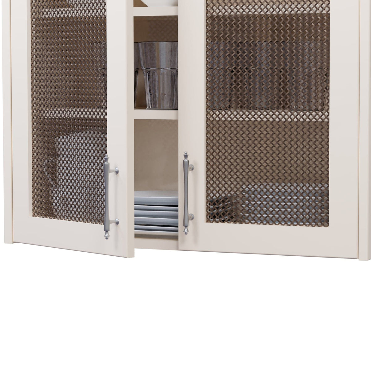 .375'' Single Flat Diamond Decorative Grille - Antique Brass, 36''W x 48''L Sheet