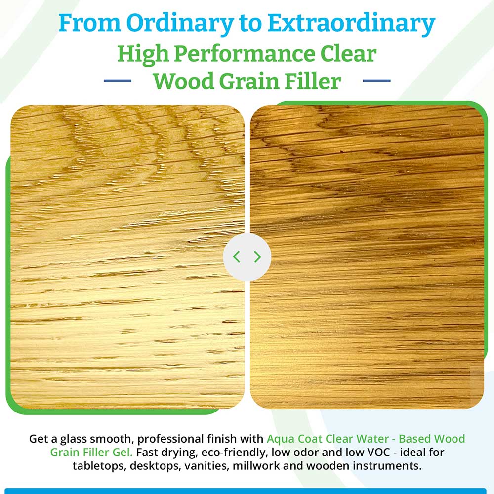 High Performance Clear Wood Grain Filler