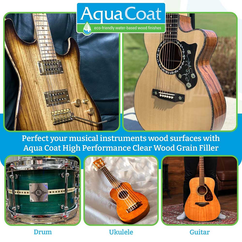 High Performance Clear Wood Grain Filler