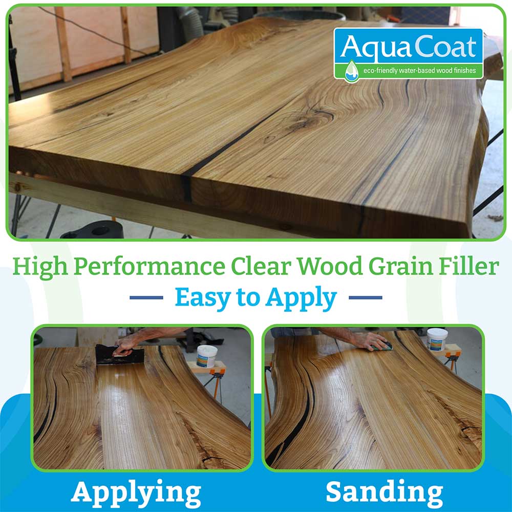 High Performance Clear Wood Grain Filler