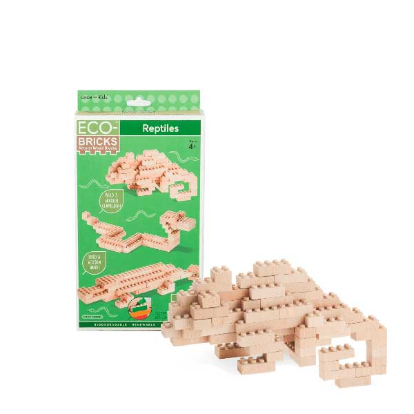 Wooden Bricks 3-in-1 Builds - Reptiles