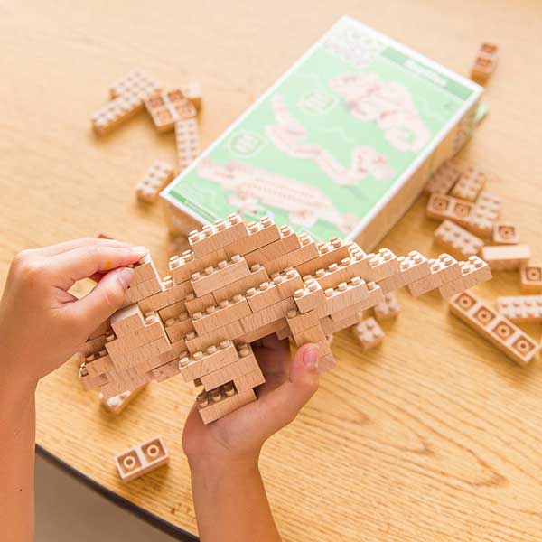 Wooden Bricks 3-in-1 Builds - Reptiles