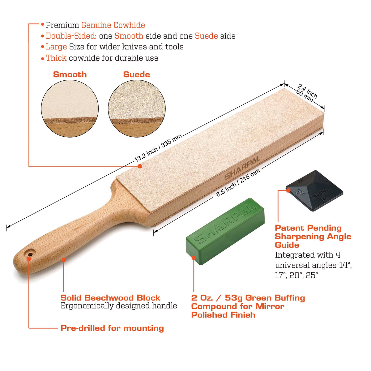 Double-Sided Leather Strop