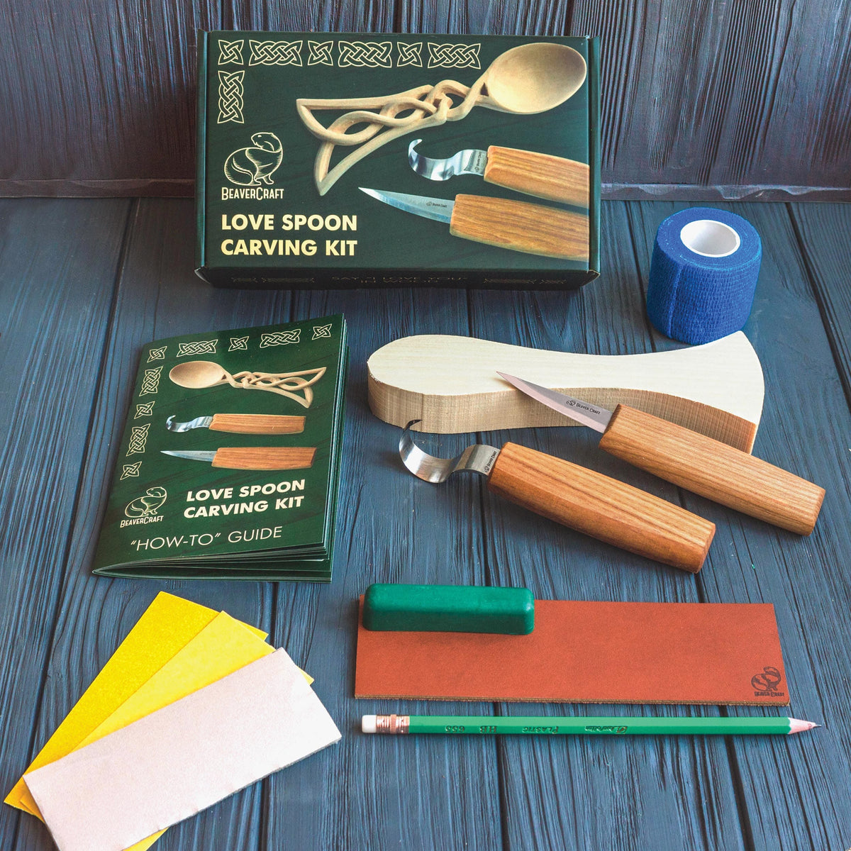 Celtic Love Spoon Carving Kit