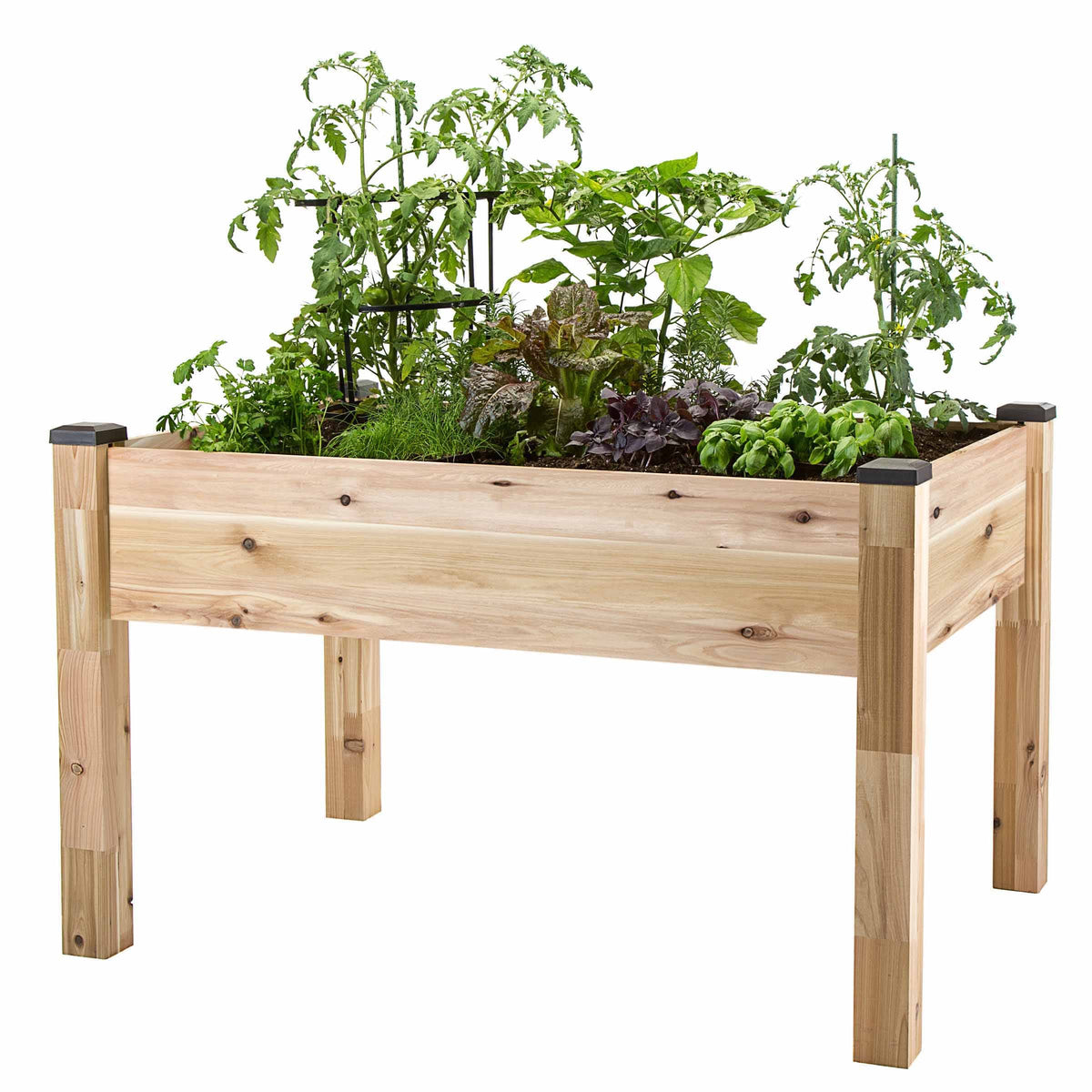 Elevated Cedar Planter 34" X 49" X 30"H