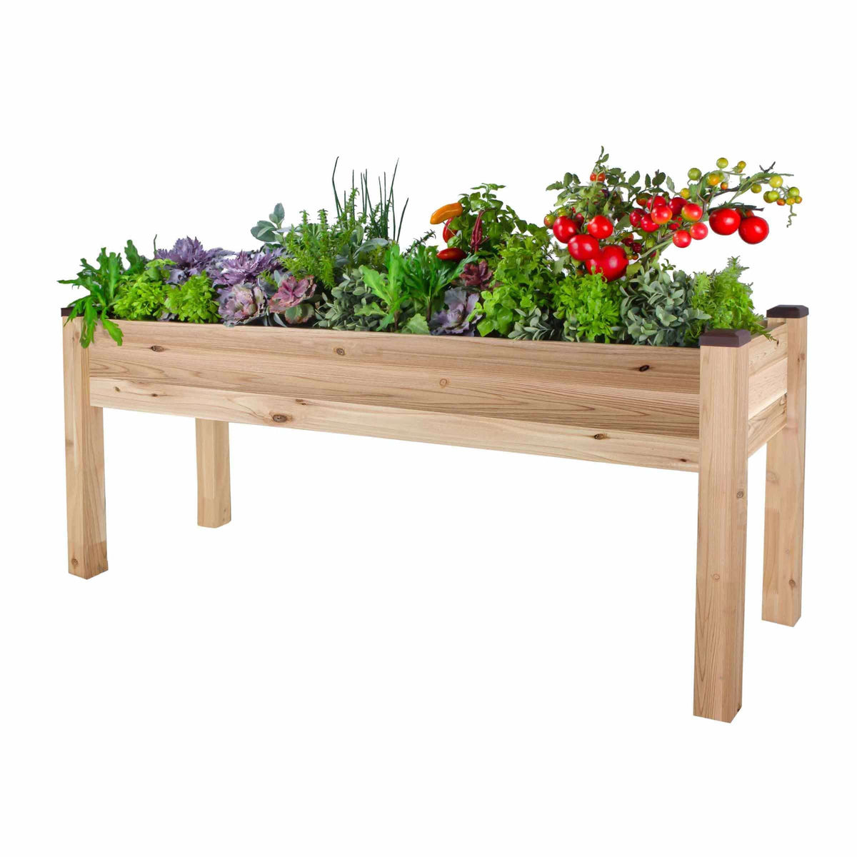 Elevated Cedar Planter 23" X 72" X 30"H