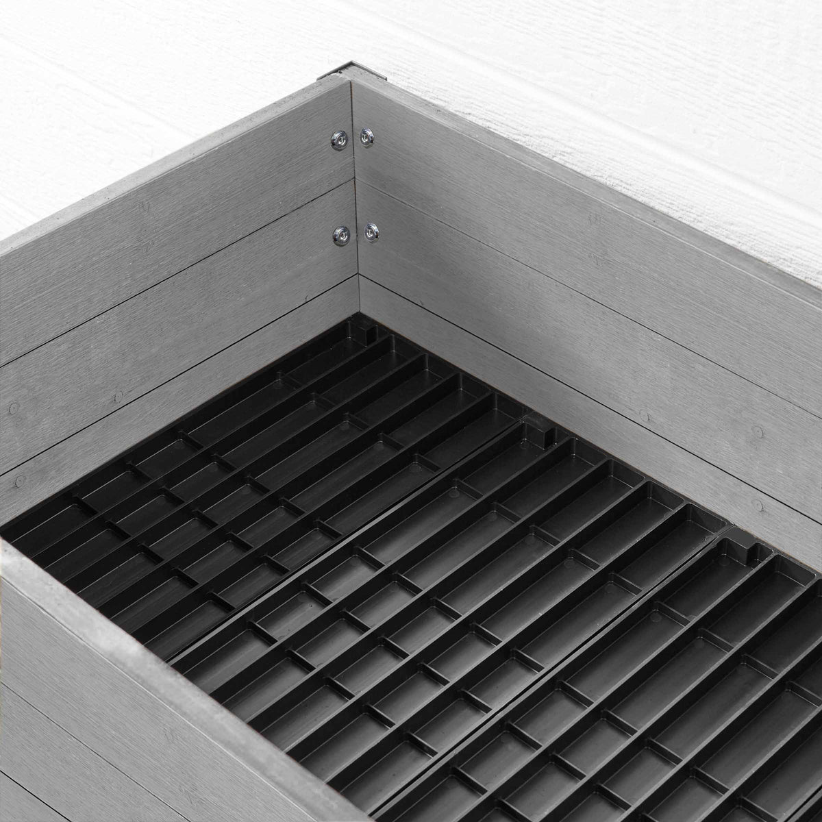 Elevated Planter 21" X 47" X 30"H Gray