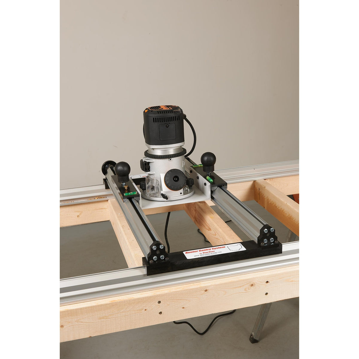 22" x 48" Threaded Slab Flattening Router Mill