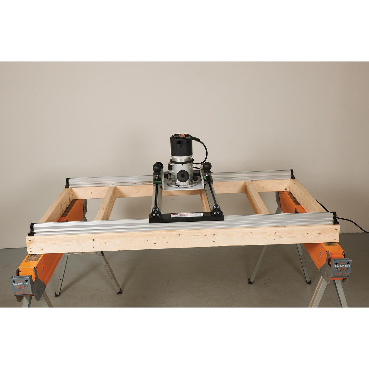 22" x 48" Threaded Slab Flattening Router Mill