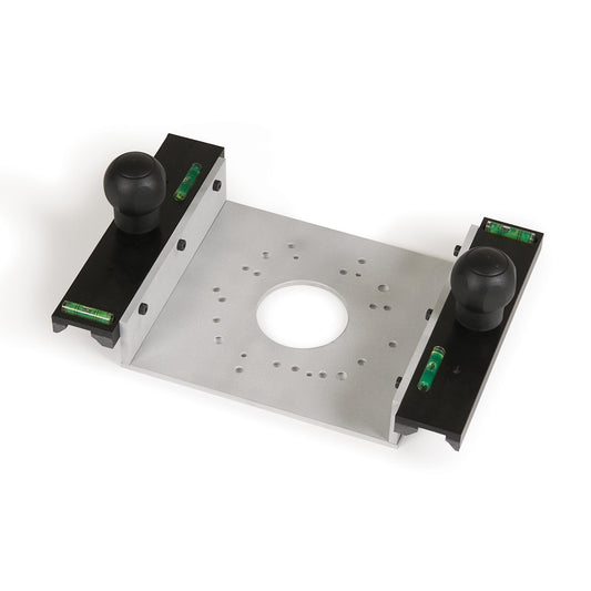 Router Base Adapter Plate Assembly for Slab Flattening Router Mill