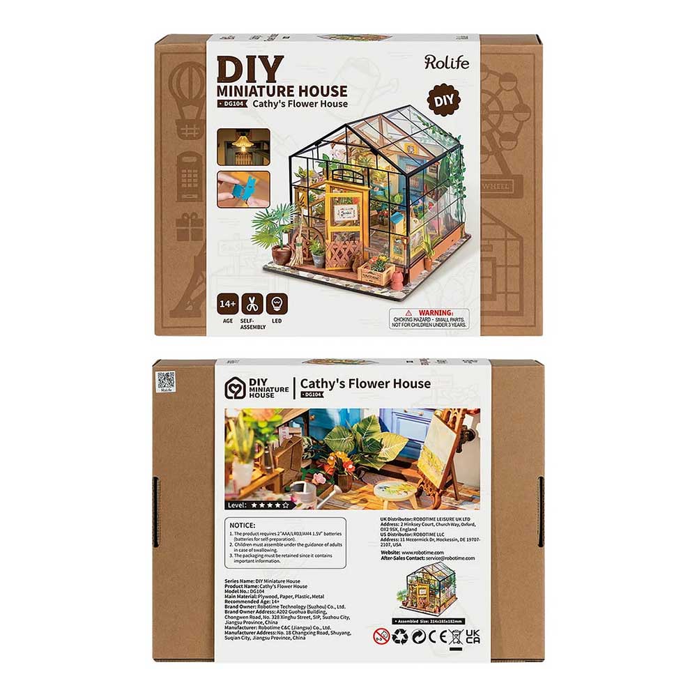 Cathy's Flower House Model Kit