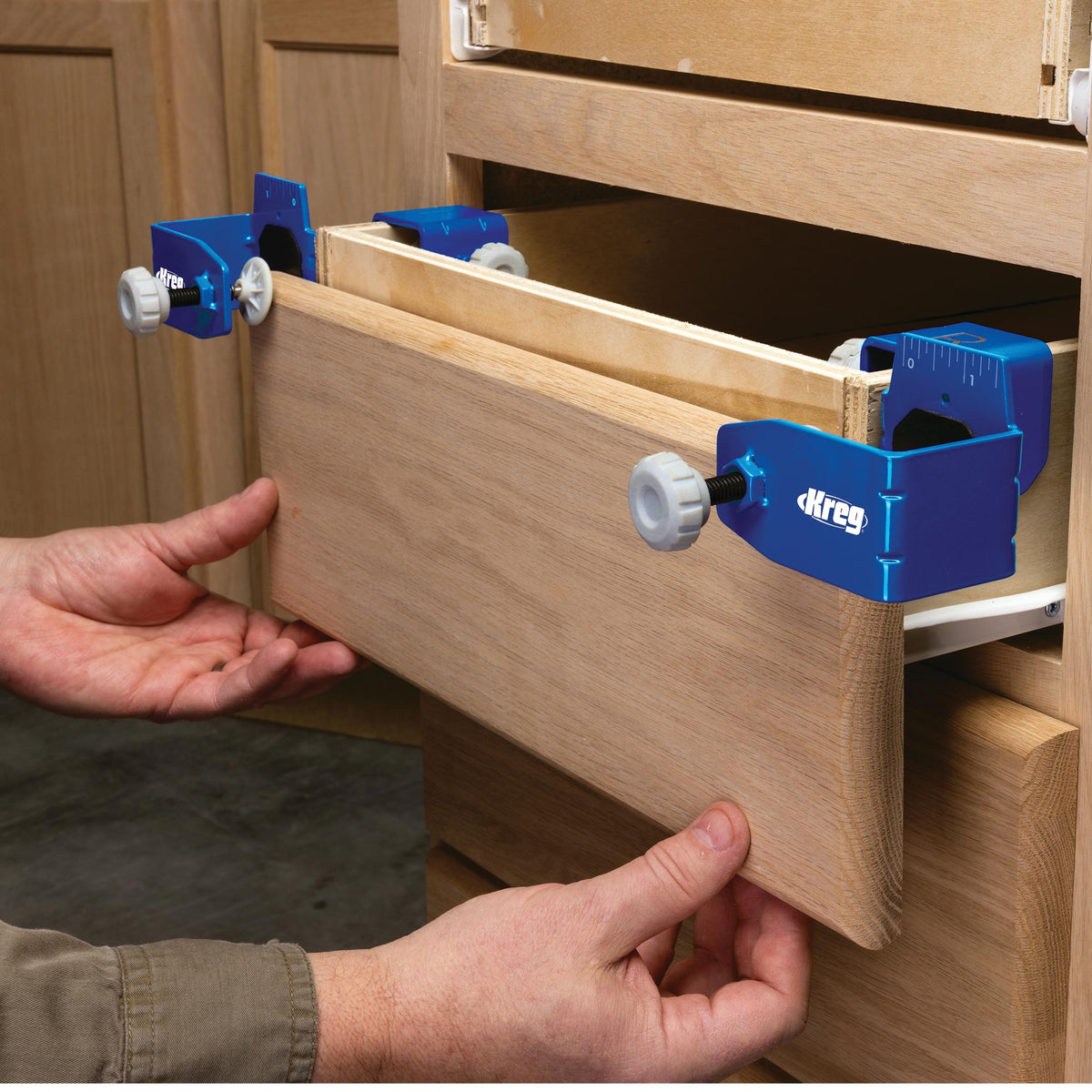 Drawer Front Mounting Jig