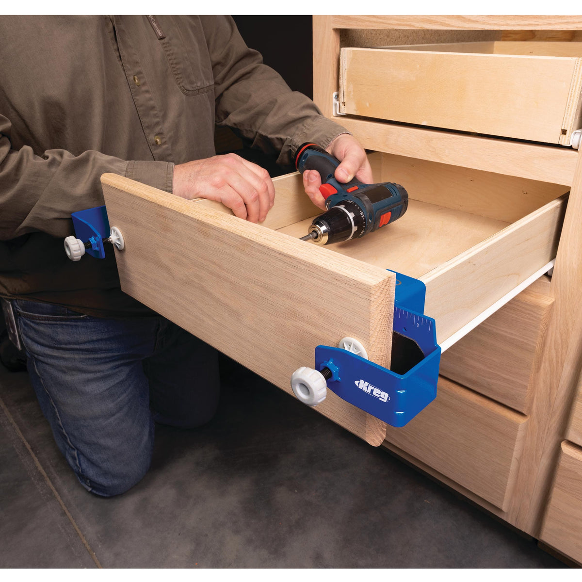Drawer Front Mounting Jig