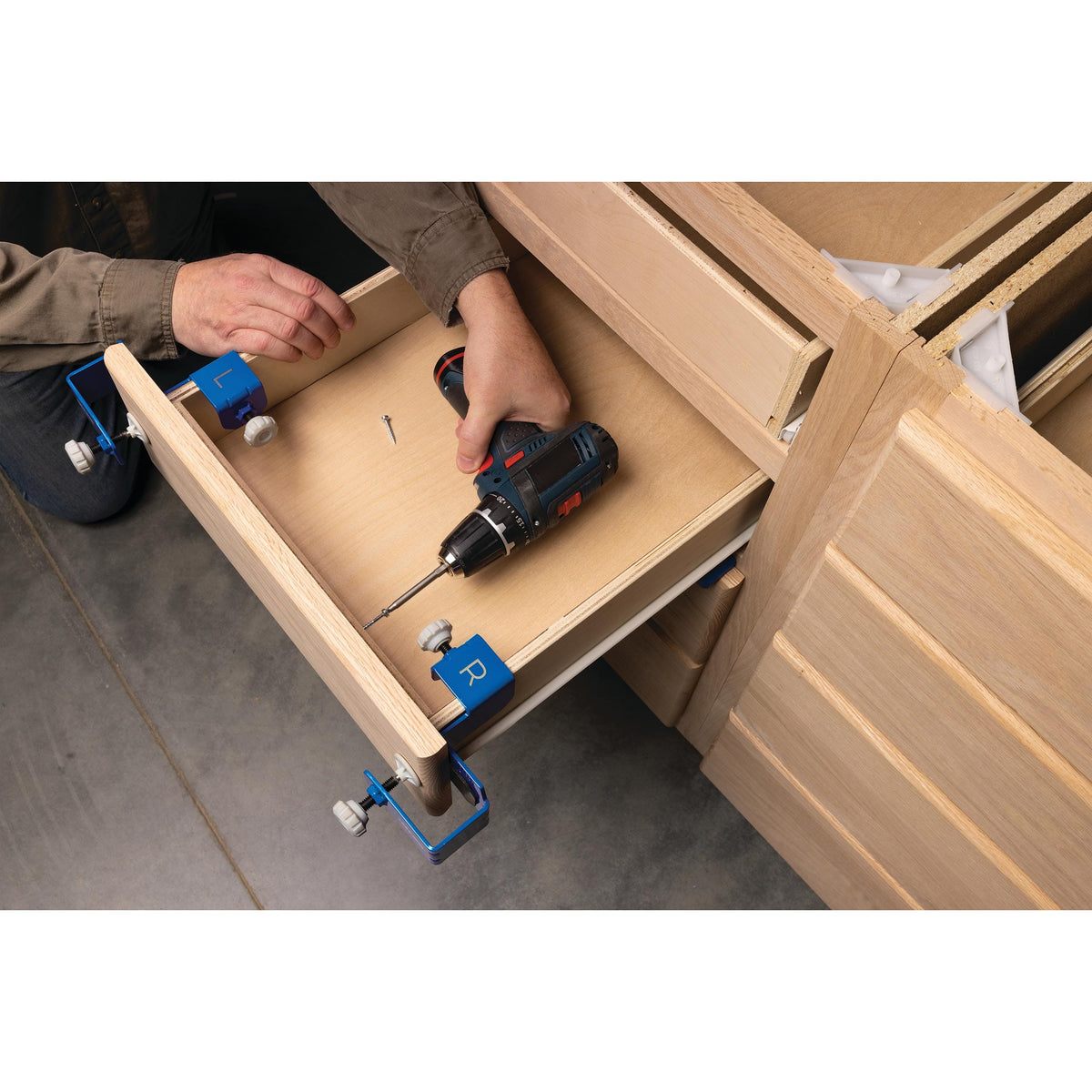 Drawer Front Mounting System