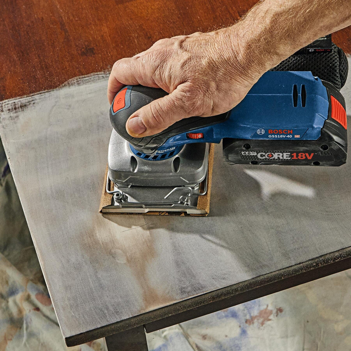 18V Brushless 1/4-Sheet Orbital Finishing Sander - Tool Only
