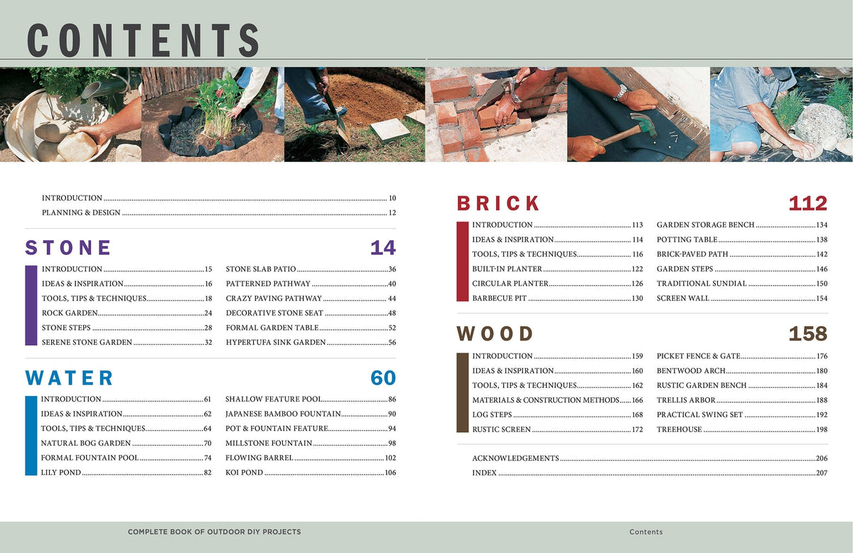 Complete Book of Outdoor DIY Projects