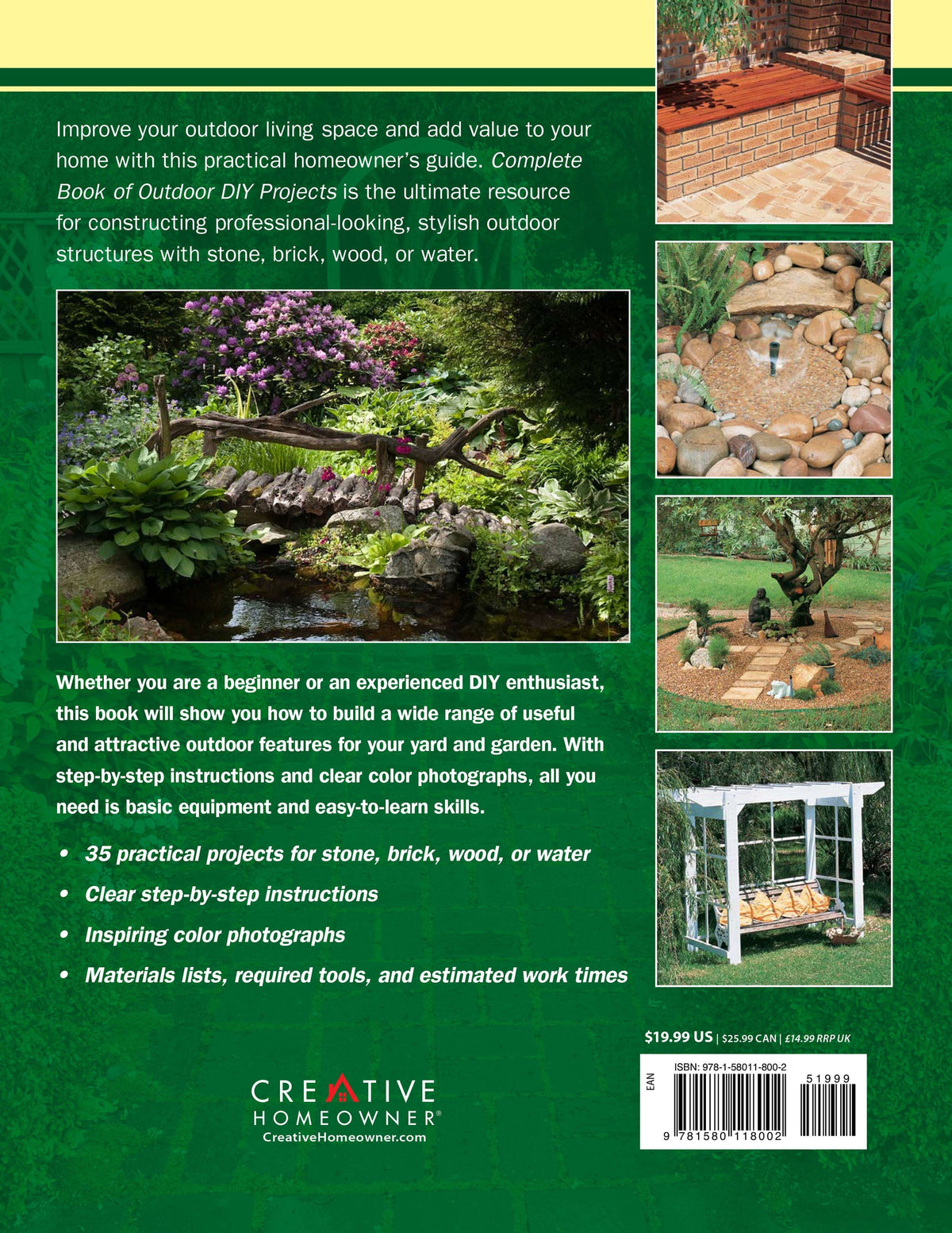 Complete Book of Outdoor DIY Projects