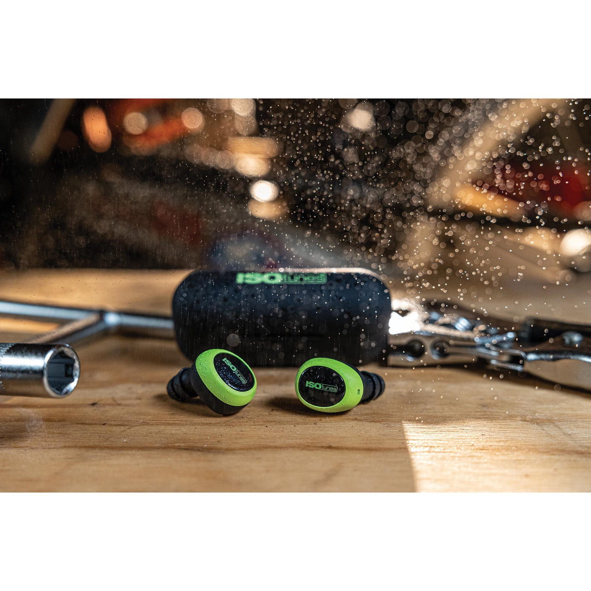 FREE 2.0 Wireless Bluetooth Earbuds - Safety Green