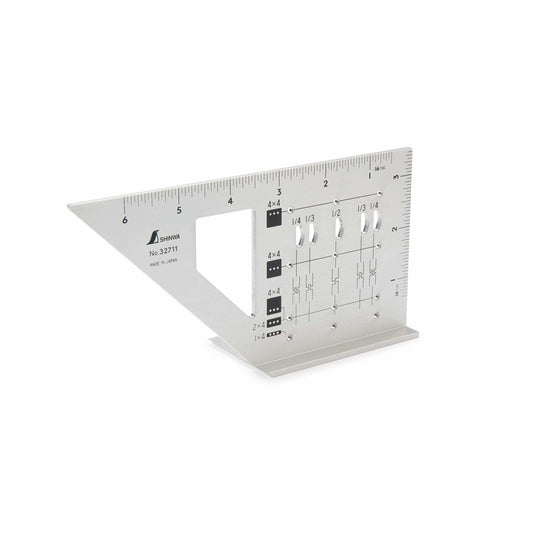 Miter Rule - 3D - For 2" x 4  " Lumber - Aluminum