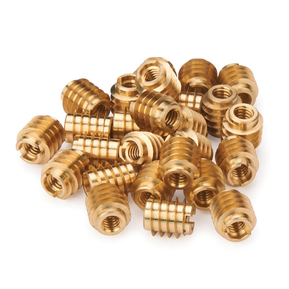 E-Z Knife 8-32 Brass Threaded Insert - 25 Piece