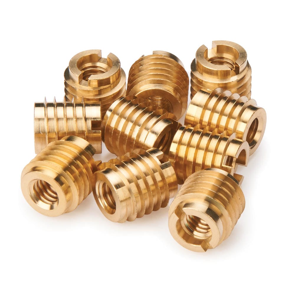 E-Z Knife 5/16-18 Brass Threaded Insert - 10 Piece