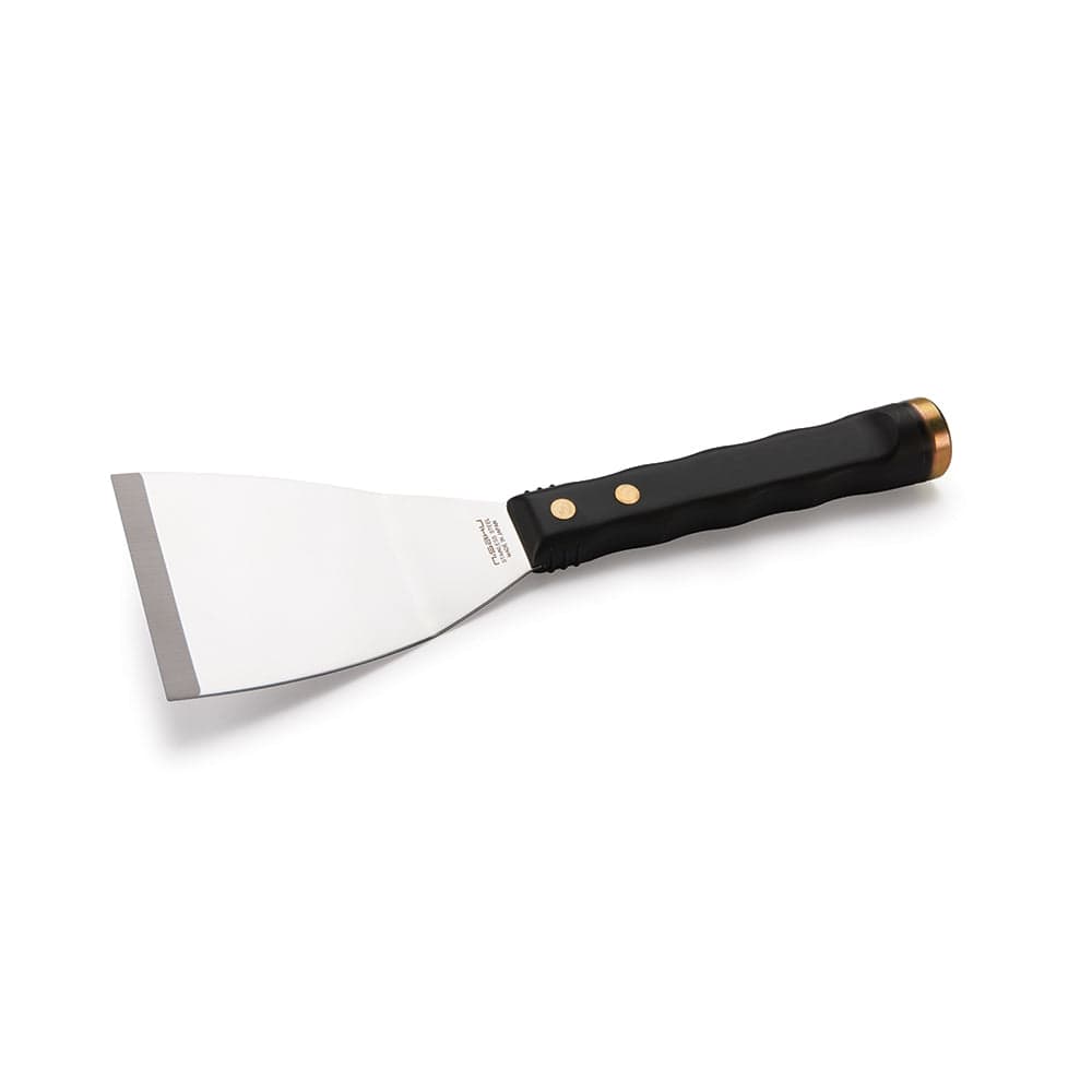 Stainless Steel Scraper with Hammer Top and Offset Handle