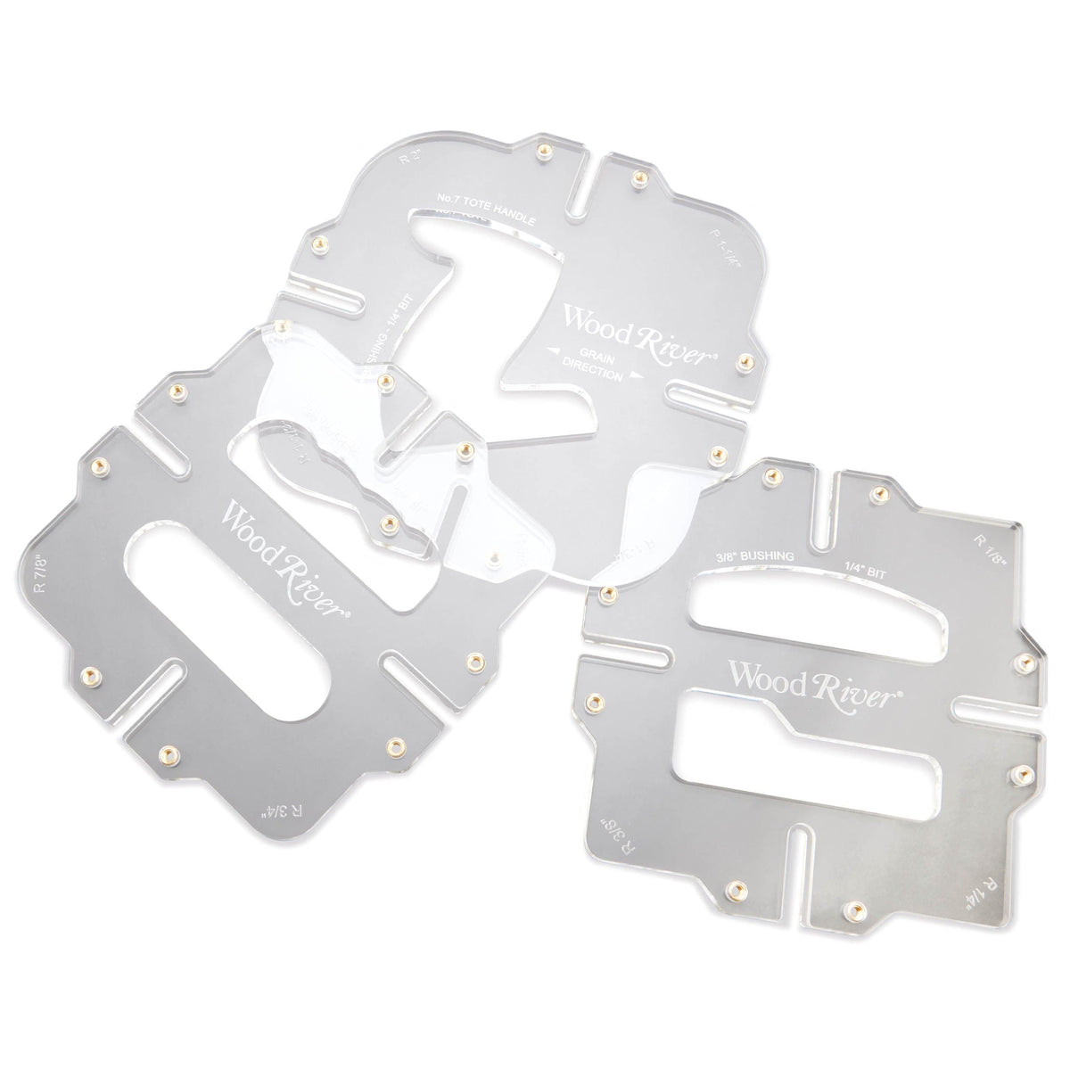 Corner Radius Router Jig Template Set - 3 Piece