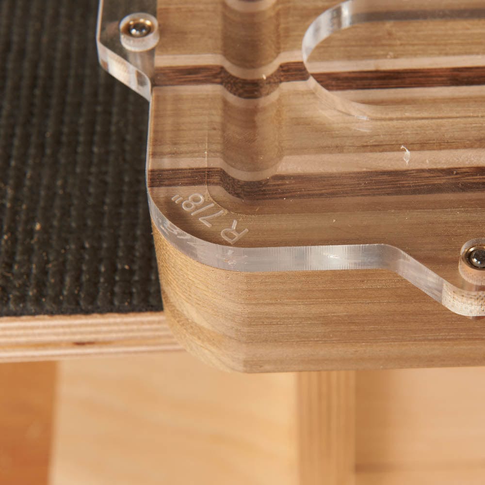 Corner Radius Router Jig Template Set - 3 Piece