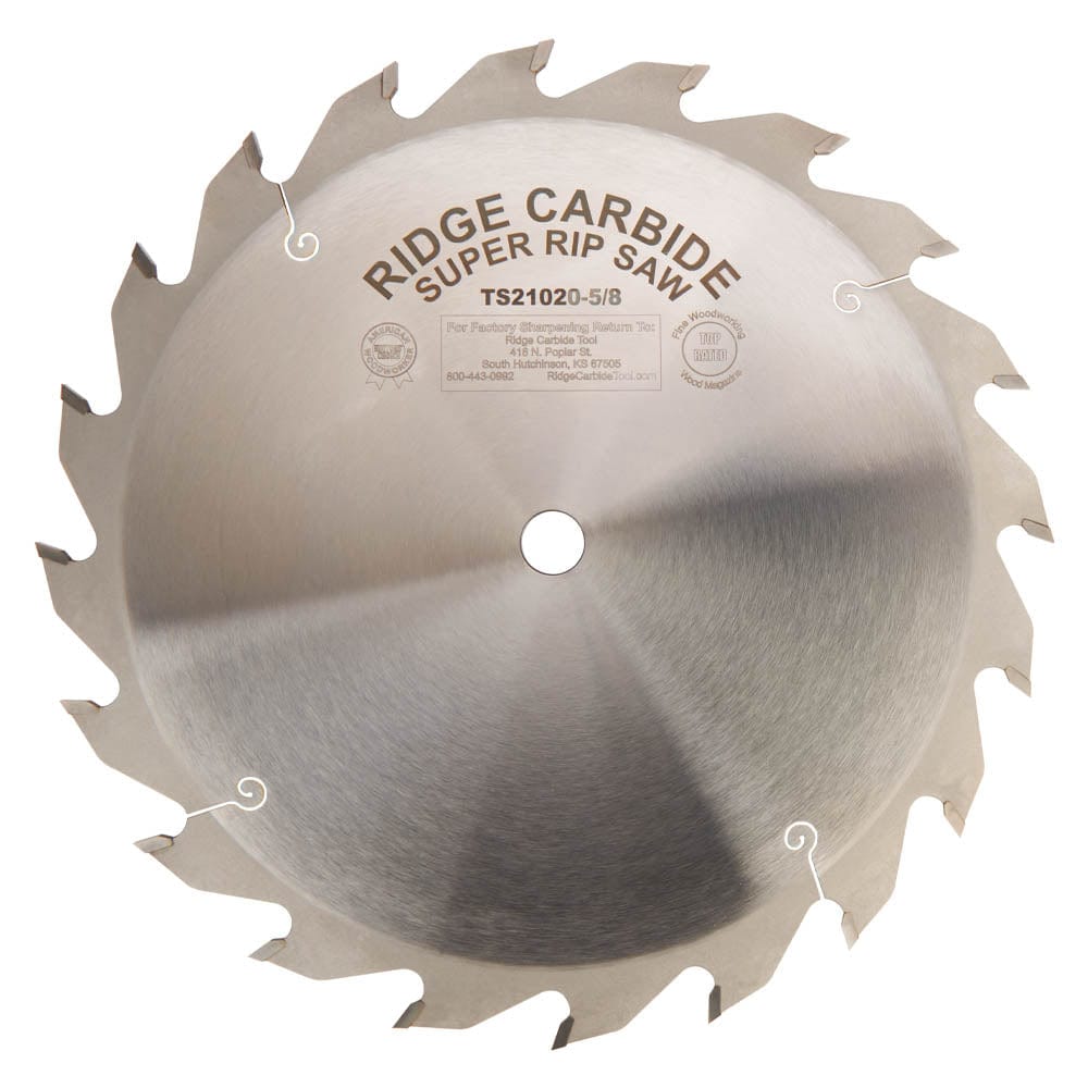 Heavy Duty TS2000 Super Rip Saw Blade - 10" x 5/8" Bore x 20T - STR - Full Kerf