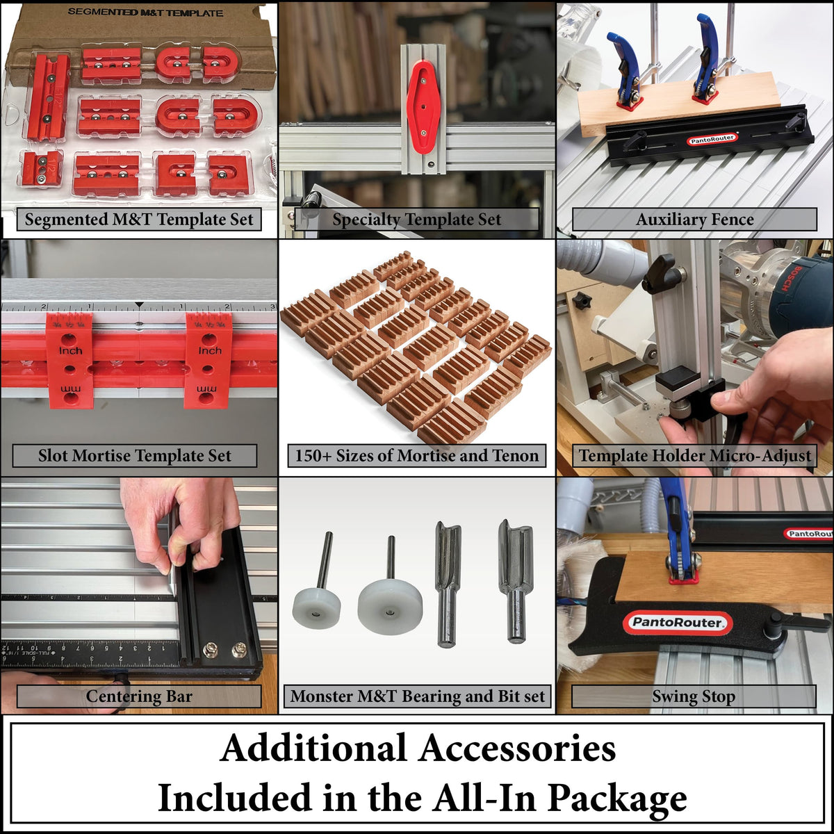 All-In One Woodworking Package - Precision Router Joinery Jig - Router Not Included
