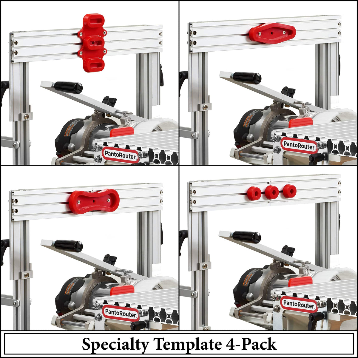 Specialty Template Set for PantoRouter - 4 Piece